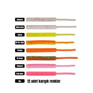Effe Baby Worm 5.2 cm Silikon Yem