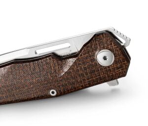Lionsteel Q4ttro - Green Burlap Çakı