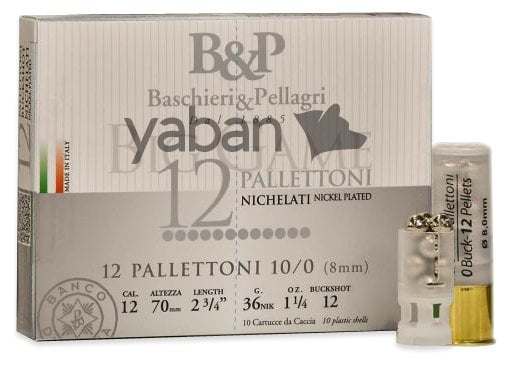 B&P PALLETTONI 10/0 12 PELLETS NİKEL - 12 CAL.