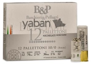 B&P PALLETTONI 10/0 12 PELLETS NİKEL - 12 CAL.