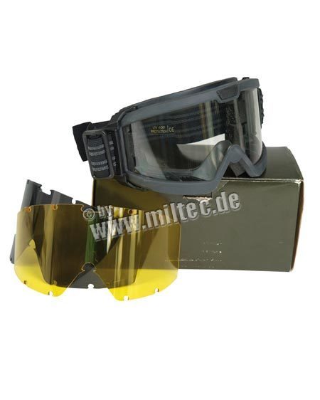 MIL-TEC STURM TACTICAL ANSI EN 166 GOZLUK SIYAH