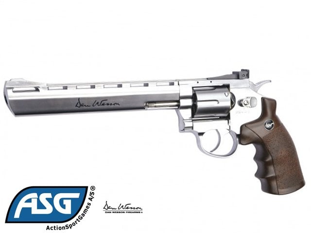ASG DAN WESSON 8'' SILVER AIRSOFT TABANCA