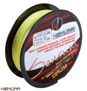Sensun - 4l X 100mt/110yds 100%Braıd Fluo Yellow 0,16mm