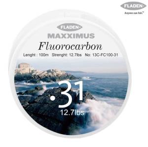 Fladen Maxximus Fluocarbon Misina 100M 0.38 MM