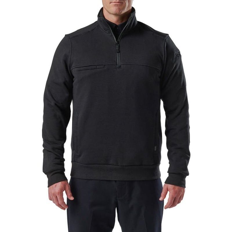 5.11 JOB 1/4 ZIP 2.0 BLACK SHIRT