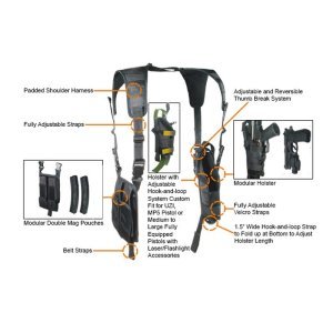 UTG  VERTICAL KOLTUK ALTI TABANCA KILIFI