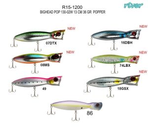 River Bighead Pop 130 13Cm 36G Popper Maket Balık 49