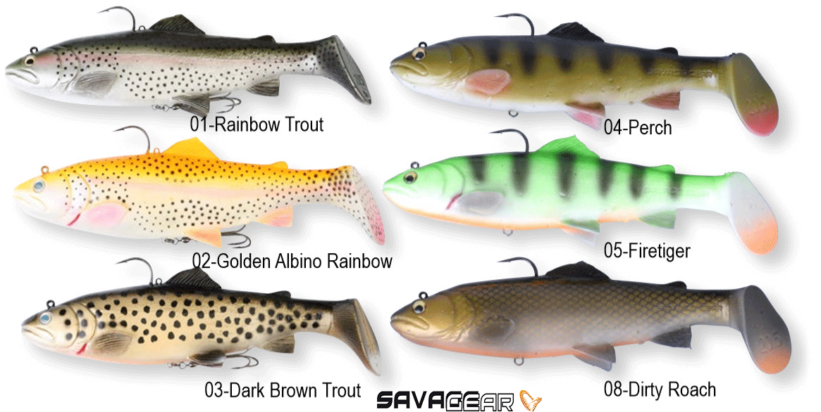 Savage gear 3D Trout Rattle Shad 12.5 cm 35 gr Suni Yem