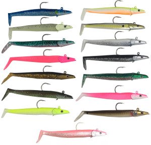 Savage gear Sandeel 12.5 cm 23 gr 2+1 Adet Suni Yem Baby Mack