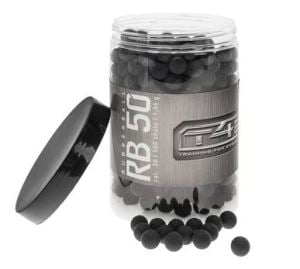 UMAREX T4E RB .50 KALİBRE SİYAH RUBBERBALL / 500 ADET