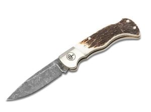 Böker Manufaktur Folding Hunter Staghorn Dark Stonewash Çakı