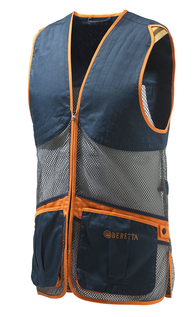 BERETTA FULL MESH BLUE TOTAL ECLIPSE & GREY ATIŞ YELEĞİ
