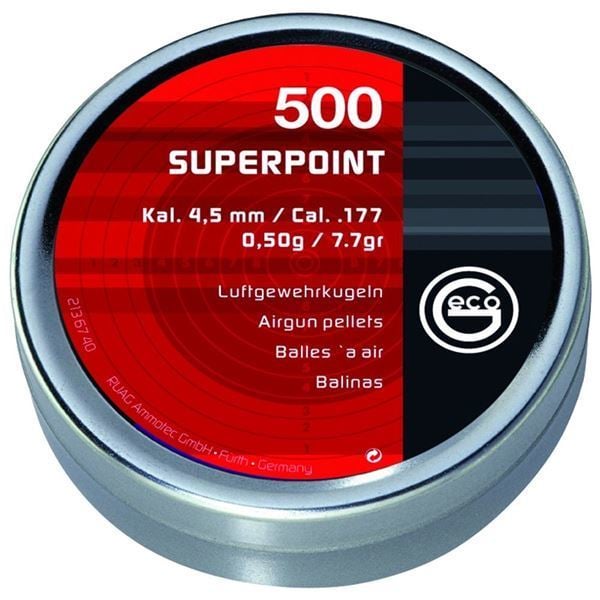 RWS GECO SUPERPOINT IT 0,50 GRAM 4,5 MM SAÇMA 500 ADET