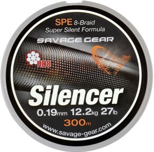Savage gear HD8 Silencer Braid 300 mt Green Örgü İp 0,15 mm