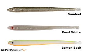Savage gear LB Sandeel Slug 10 cm 6 Adet Suni Yem Pearl White