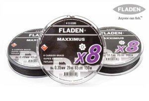FLADEN MAXXIMUS 8X SİYAH 150 MT ÖRGÜ MİSİNA 0.35 MM