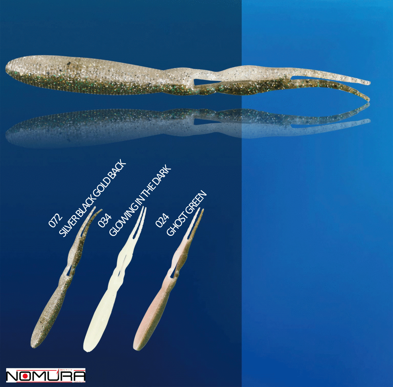 Nomura Double Taıl Worm 14cm 11.5g 6 Adet Suni Yem 072