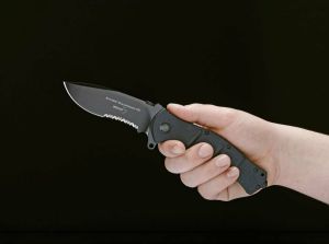 Böker Plus KAL-101 Siyah Serrated Çakı