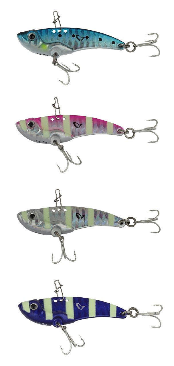Savage gear 3D VIB Blade 3,5 cm 4gr Suni Yem Glow Zebra