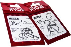 RYOBI JAPAN CHINU BLACK NIKEL PAPAĞAN ÇAPRAZ İĞNE 6,7 - 10 lu paketlerde
