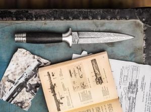 Böker Manufaktur MG-42 Damascus Dager Bıçak