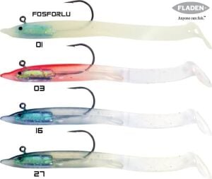 Fladen Portland Eel 10G 10 cm Zokali Silikon Yem 3P 16