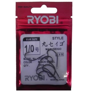 RYOBI JAPAN MARUSEIGO BLACK NIKEL ÇAPRAZ İĞNE 3/0 - 6 lı paketlerde
