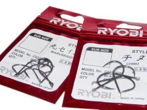 RYOBI JAPAN MARUSEIGO BLACK NIKEL ÇAPRAZ İĞNE 1/0 - 7 li paketlerde