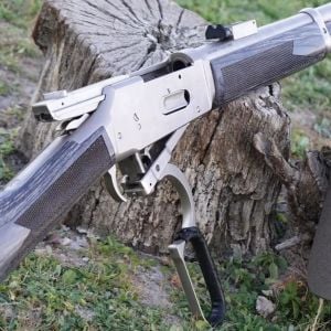 KHAN ARMS LR 1881 NIKEL LAMINE LEVER ACTION AV TÜFEĞİ