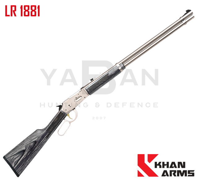 KHAN ARMS LR 1881 NIKEL LAMINE LEVER ACTION AV TÜFEĞİ