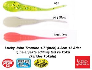 Lucky John Troutino 1.7''(inch) 4.3cm 12 Adet 071
