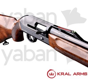 KRAL ARMS KINEMATIX AHŞAP SLUG YARI OTOMATİK AV TÜFEĞİ