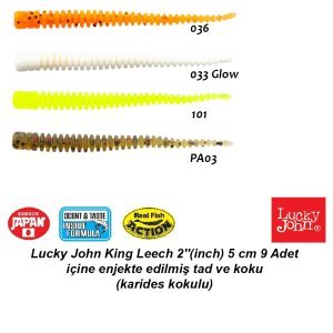Lucky John King Leech 2''(inch)  5 cm  9 Adet 033