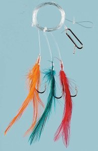 Fladen Renkli Tüylü Palamut Çaparisi 6 Köstek Hazır Takım 2