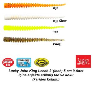 Lucky John King Leech 2''(inch)  5 cm  9 Adet PA03