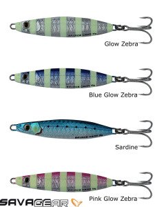Savage gear Psycho Sprat 28g Suni Yem Blue Glow Zebra