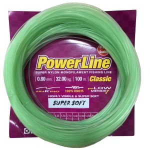 Powerline Soft Yeşil 100m Poşet Misina 0,35 mm