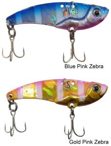 Savage gear 3D VIB Blade 5,5 cm 14,5gr Suni Yem Purple Zebra Glow