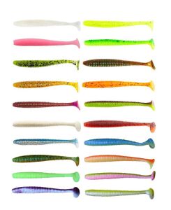 Lucky John S-Shad Tail 3.8'' 9.65 cm Silikon Yem T51