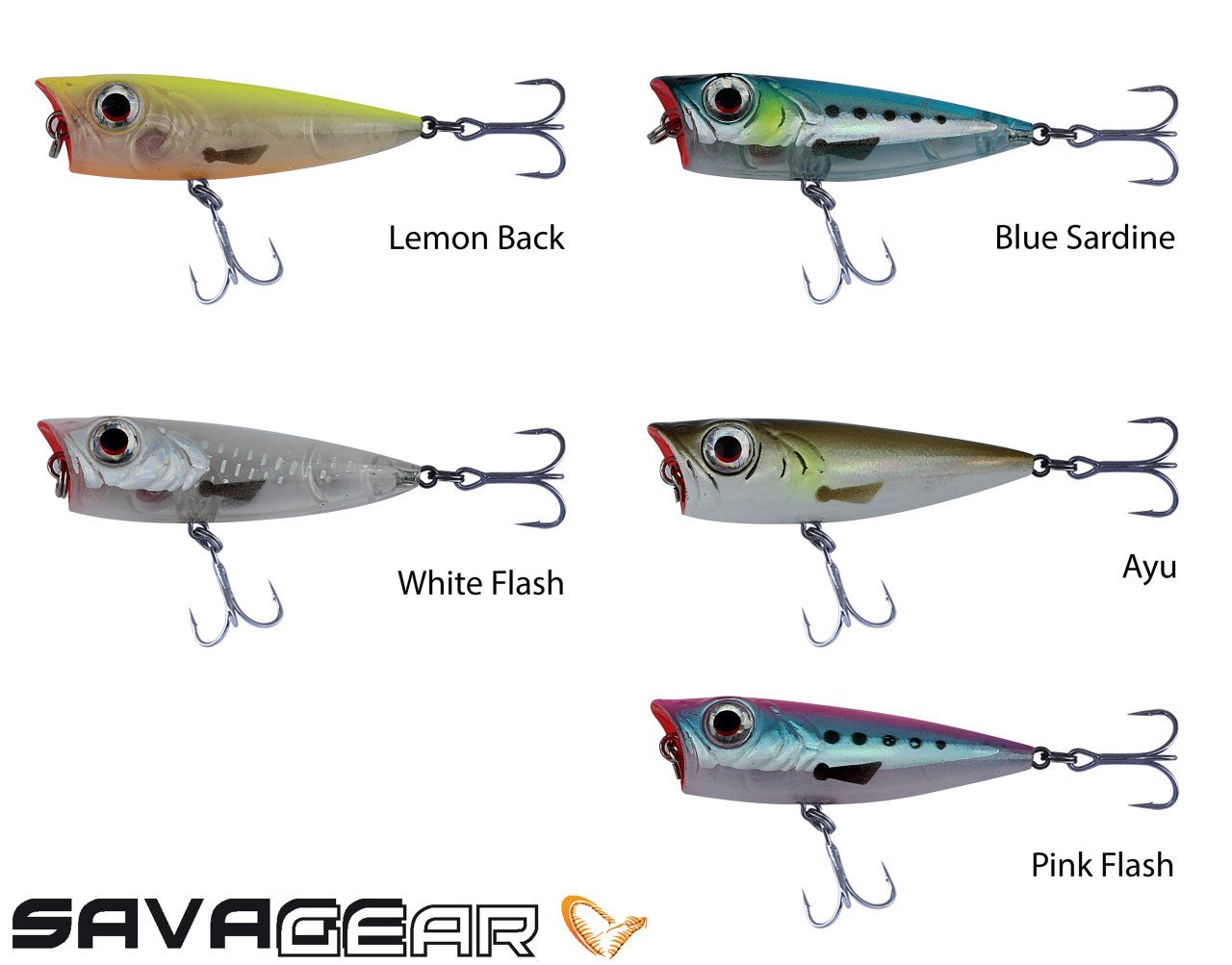 Savage gear 3D Minnow Pop Walker43 4,3cm 3g Suni Yem 04-Lemon Back