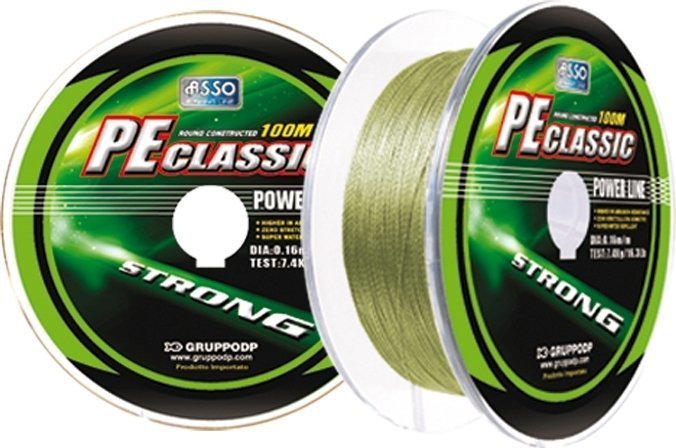 Asso Pe Classic 6 Örgü Dyneema 100 MT İp Misina NO: 0,36MM / 56,80 LB