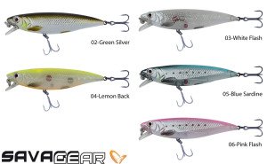 Savage gear 3D Twitch Minnow 8cm 10g Suni Yem 02-Green Silver