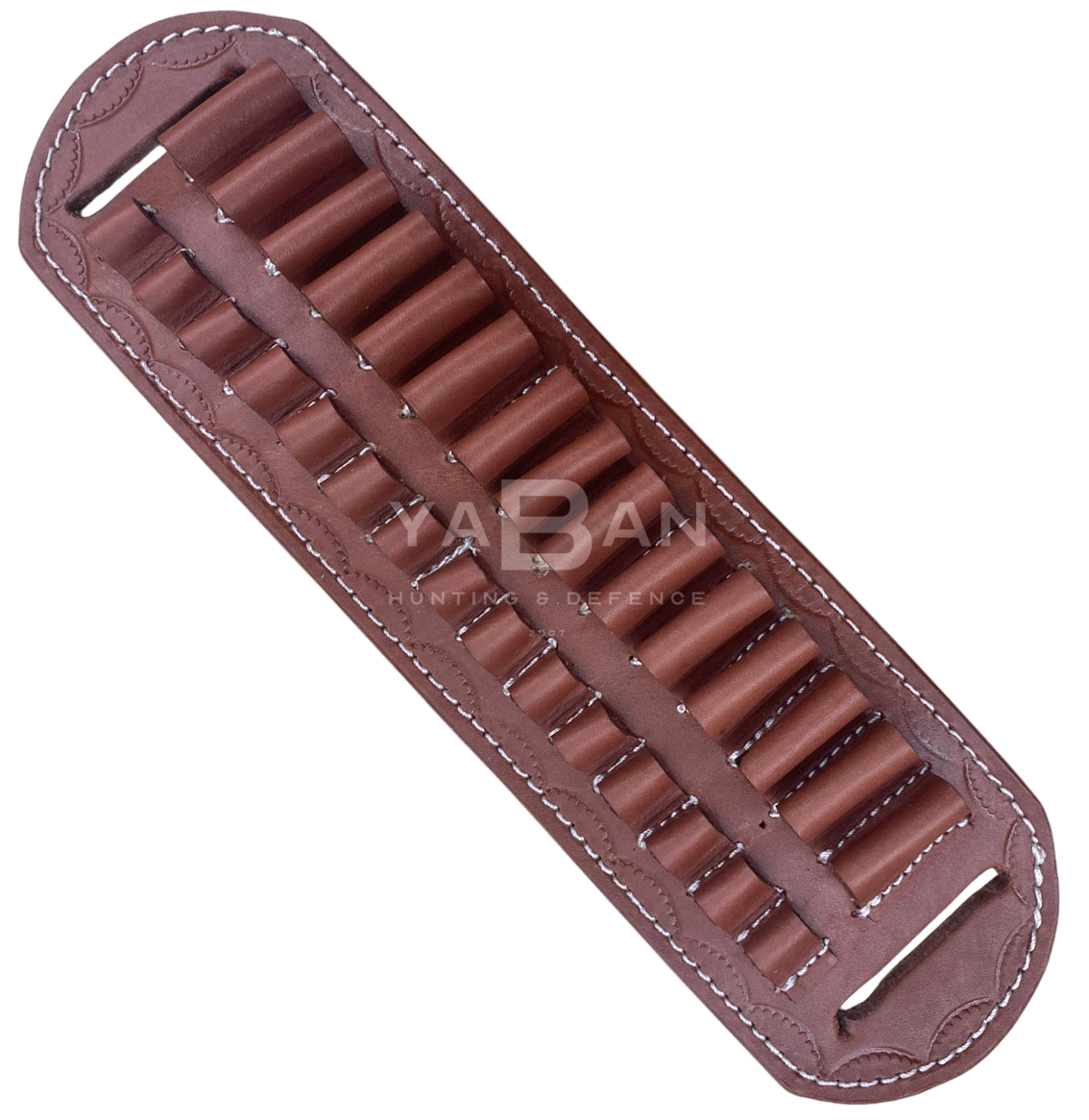 YT HOBBY 15'Lİ YİVLİ DERİ KEMER FİŞEKLİĞİ