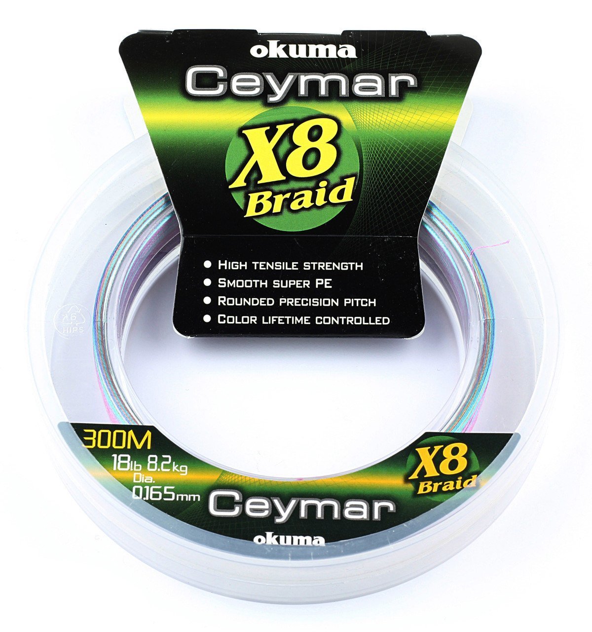 Okuma Ceymar (Multı Color) 300mt 8 Kat Örgü İp 0,26mm