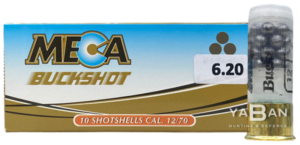 MECA BUCKSHOT 7/0 27 PELLETS - 12 CAL.