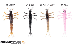 Savage gear 3D TPE Mayfly Nymph 2.5g 04-Black