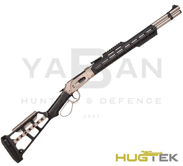 HUĞTEK LVRTX TACTICAL SİYAH-NIKEL LEVER ACTION AV TÜFEĞİ