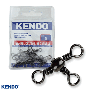 Kendo Barrel Cross-Line Swivels 10 Adet