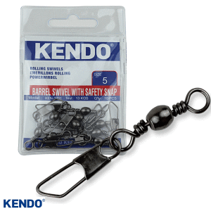 Kendo Rolling Swivel Safety Snap Snap 10 Adet (Düz Klips)