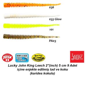 Lucky John King Leech 2''(inch)  5 cm  9 Adet F05